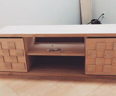 何十年と使えるオシャレなTV台を現役大工が造ります イメージ1