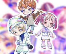 GW限定！カラフルなデフォルメイラスト描きます イメージ1