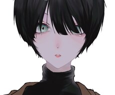 透明感のあるバストアップ単体絵描きます イメージ1