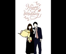 家族恋人と友人、好きなワンシーンをイラスト化します イメージ1