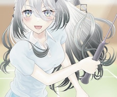 かわいくて元気を感じる女の子のイラスト描きます イメージ1