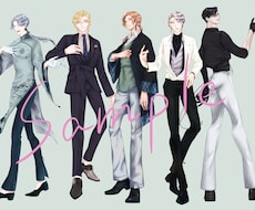 TRPGなどで使えるかっこいい立ち絵を作成します イメージ1