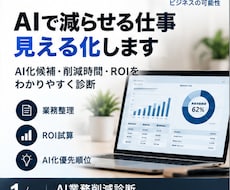 90分で「AIで減らせる仕事」を特定します イメージ1