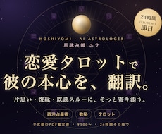 恋愛タロットと星占いで彼の本心を鑑定します イメージ1