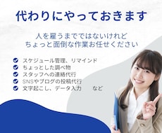 プチ秘書がちょっとした作業をお手伝いします 時間が惜しい・他の業務に時間を割きたいあなたへ