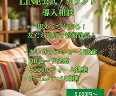 LINE公式アカウント導入をサポートします 初めてでも安心！導入から活用までサポートします