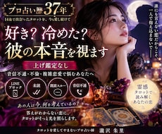 プロ占い歴37年｜好き？冷めた？彼の本音を視ます 上げ鑑定なし｜音信不通・不倫・複雑恋愛で悩むあなたへ