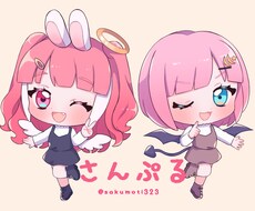 デフォルメで1枚絵、アイコン、ヘッダー作成します イメージ1