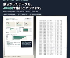 Excel/CSVの整形・集計・グラフ化をします イメージ1