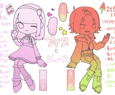 貴方のオリジナルキャラクターを作ります イメージ1