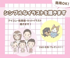 アイコン・似顔絵・カットイラスト描きます イメージ1