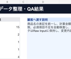 Excel・CSVの重複や金額差を整理します イメージ1