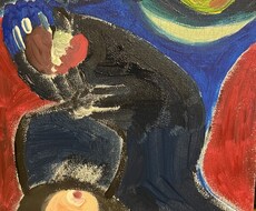 一味違った闇深い絵を飾ります イメージ1