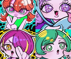 カラフルでポップなアイコン描きます イメージ1