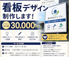 看板デザイン・データ制作します