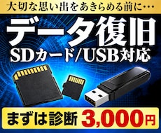 SDカード・USBのデータ復旧を診断します イメージ1
