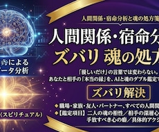 あの人との『本当の縁』を視る人間関係宿命分析ます イメージ1