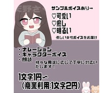 安価で優しい女性ボイスをお届けします イメージ1