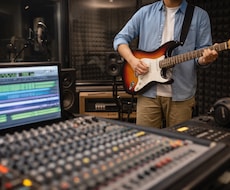 あなたの楽曲に、ギターアレンジ＆録音します エレキギター・アコギ・ガットギターに対応できます。