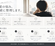 恋愛相談から外見までトータルサポートします 恋愛の悩みから外見改善まで、あなたに合った解決策を提案します