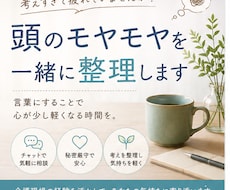 頭のモヤモヤを一緒に整理します イメージ1