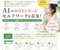 AI相談用プロンプトを1週間コースで作成します イメージ1