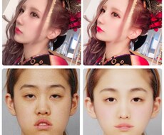 お顔画像の加工参ります イメージ1