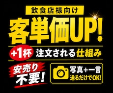 飲食店の集客用SNS投稿・口コミ返信を作ります