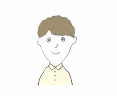 あなたのゆるゆる似顔絵（手描き風）描きます SNSのアイコン、名刺などにおすすめ