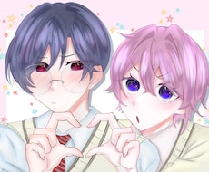 可愛い目に留まるイラスト描きます イメージ1