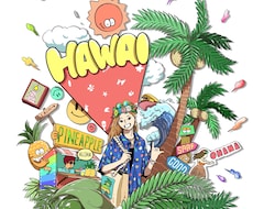 好きなものを詰め込んだコンセプトアートを描きます 記念品や贈り物にも！あなたが主体のコンセプトアート描きます！