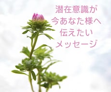 潜在意識からのメッセージを聞くお手伝いをします イメージ1