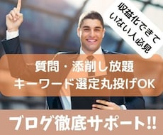 個人ブロガーにブログアドバイス！完全サポートします ブログ初心者・収益化が出来ていない人の徹底サポート！！