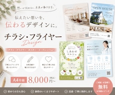 目を惹く、伝わるチラシをプロがデザインします イメージ1