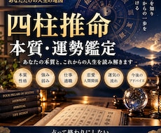 四柱推命であなたの本質と今後の運勢を鑑定します イメージ1