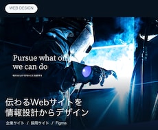 目的に合うWebサイトを丁寧にデザインします イメージ1