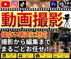 出張撮影から編集まで、PR・紹介動画を制作します イメージ1