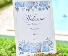 結婚式に合わせてウェルカムボードを作成します イメージ1