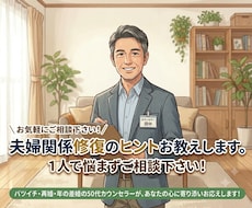 結婚生活のお悩み相談にのります 誰にも言えない話打ち明けませんか？
