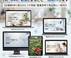 紙・Web・SNS・動画まるごと一括制作します イメージ1