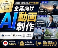 生成AIを活用したオーダーメイド動画を制作します アイデア0から企画、生成、編集、納品までをサポートします