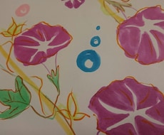 季節のお花かきます 季節の可愛いお花はいかがでしょうか