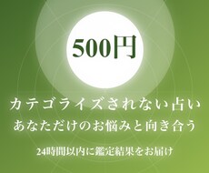ワンコイン⭐️でお悩み占います あなたのお悩み、しっかり受け止めます
