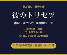 男が読む彼のトリセツ｜本音と落とし方占います イメージ1