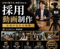 採用動画を企画編集します イメージ1
