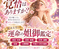 運命の姐御があなたの宿命・人生をズバッと鑑定します イメージ1