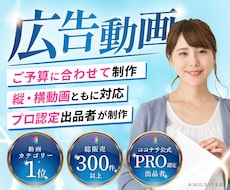 SNS・駅中広告・WebCMなど広告動画編集します 【初めての依頼でも安心！】「ご予算」に合わせて動画を制作！