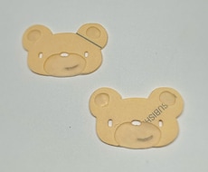 1個からオリジナルのアクセサリーパーツ制作します 和紙や紙、布、アクリルやMDFをレーザー加工機でカットします