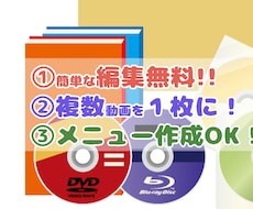 大切な動画をDVD化・Blu-Ray化します 【メニュー画面作成可】思い出の写真を使ったオリジナルメニュー