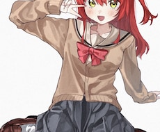 人物、特に女の子をメインとしたイラストを制作します イメージ1